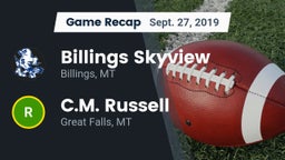 Recap: Billings Skyview  vs. C.M. Russell  2019