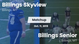 Matchup: Skyview  vs. Billings Senior  2019