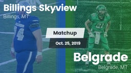 Matchup: Skyview  vs. Belgrade  2019