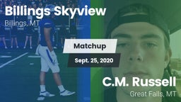 Matchup: Skyview  vs. C.M. Russell  2020