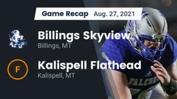 Recap: Billings Skyview  vs. Kalispell Flathead  2021