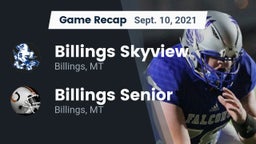 Recap: Billings Skyview  vs. Billings Senior  2021
