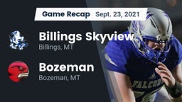 Recap: Billings Skyview  vs. Bozeman  2021