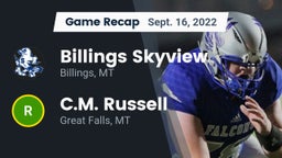 Recap: Billings Skyview  vs. C.M. Russell  2022