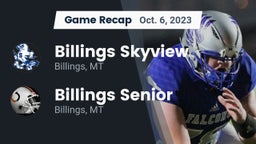 Recap: Billings Skyview  vs. Billings Senior  2023