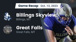 Recap: Billings Skyview  vs. Great Falls  2023