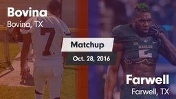 Matchup: Bovina  vs. Farwell  2016