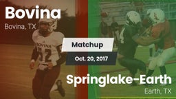 Matchup: Bovina  vs. Springlake-Earth  2017