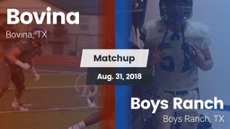 Matchup: Bovina  vs. Boys Ranch  2018