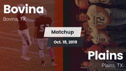 Matchup: Bovina  vs. Plains  2019