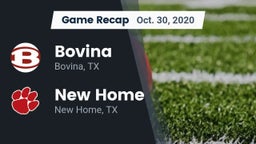 Recap: Bovina  vs. New Home  2020