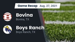 Recap: Bovina  vs. Boys Ranch  2021
