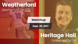 Matchup: Weatherford High vs. Heritage Hall  2017
