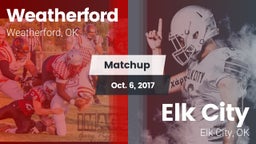 Matchup: Weatherford High vs. Elk City  2017