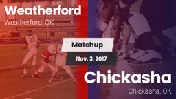Matchup: Weatherford High vs. Chickasha  2017