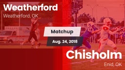 Matchup: Weatherford High vs. Chisholm  2018