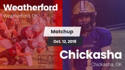 Matchup: Weatherford High vs. Chickasha  2018