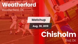 Matchup: Weatherford High vs. Chisholm  2019