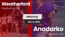 Matchup: Weatherford High vs. Anadarko  2019