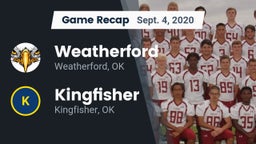 Recap: Weatherford  vs. Kingfisher  2020