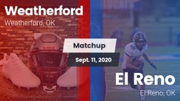 Matchup: Weatherford High vs. El Reno  2020