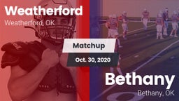 Matchup: Weatherford High vs. Bethany  2020