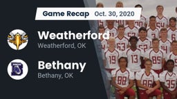 Recap: Weatherford  vs. Bethany  2020