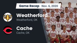 Recap: Weatherford  vs. Cache  2020