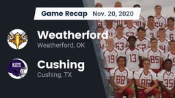 Recap: Weatherford  vs. Cushing  2020
