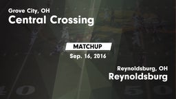 Matchup: Central Crossing vs. Reynoldsburg  2016