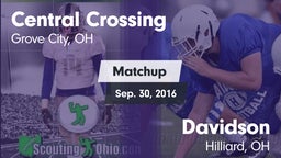 Matchup: Central Crossing vs. Davidson  2016