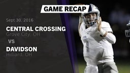 Recap: Central Crossing  vs. Davidson  2016