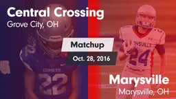 Matchup: Central Crossing vs. Marysville  2016
