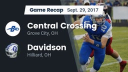 Recap: Central Crossing  vs. Davidson  2017