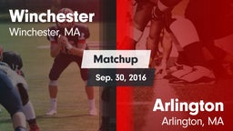 Matchup: Winchester High vs. Arlington  2016