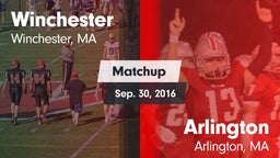 Matchup: Winchester High vs. Arlington  2016