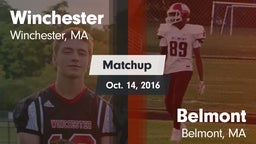 Matchup: Winchester High vs. Belmont  2016