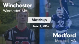 Matchup: Winchester High vs. Medford  2016