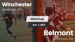 Matchup: Winchester High vs. Belmont  2017