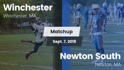 Matchup: Winchester High vs. Newton South  2018