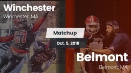 Matchup: Winchester High vs. Belmont  2018