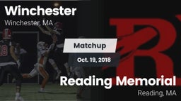 Matchup: Winchester High vs. Reading Memorial  2018