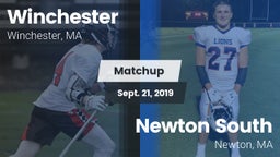 Matchup: Winchester High vs. Newton South  2019