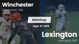 Matchup: Winchester High vs. Lexington  2019