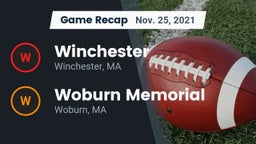 Recap: Winchester  vs. Woburn Memorial  2021