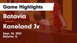 Batavia  vs Kaneland Jv Game Highlights - Sept. 24, 2022