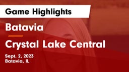 Batavia  vs Crystal Lake Central Game Highlights - Sept. 2, 2023