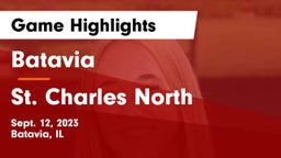 Batavia  vs St. Charles North  Game Highlights - Sept. 12, 2023