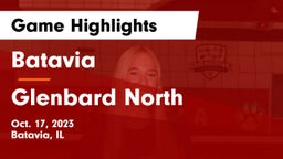 Batavia  vs Glenbard North  Game Highlights - Oct. 17, 2023