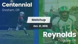 Matchup: Centennial High, OR vs. Reynolds  2016